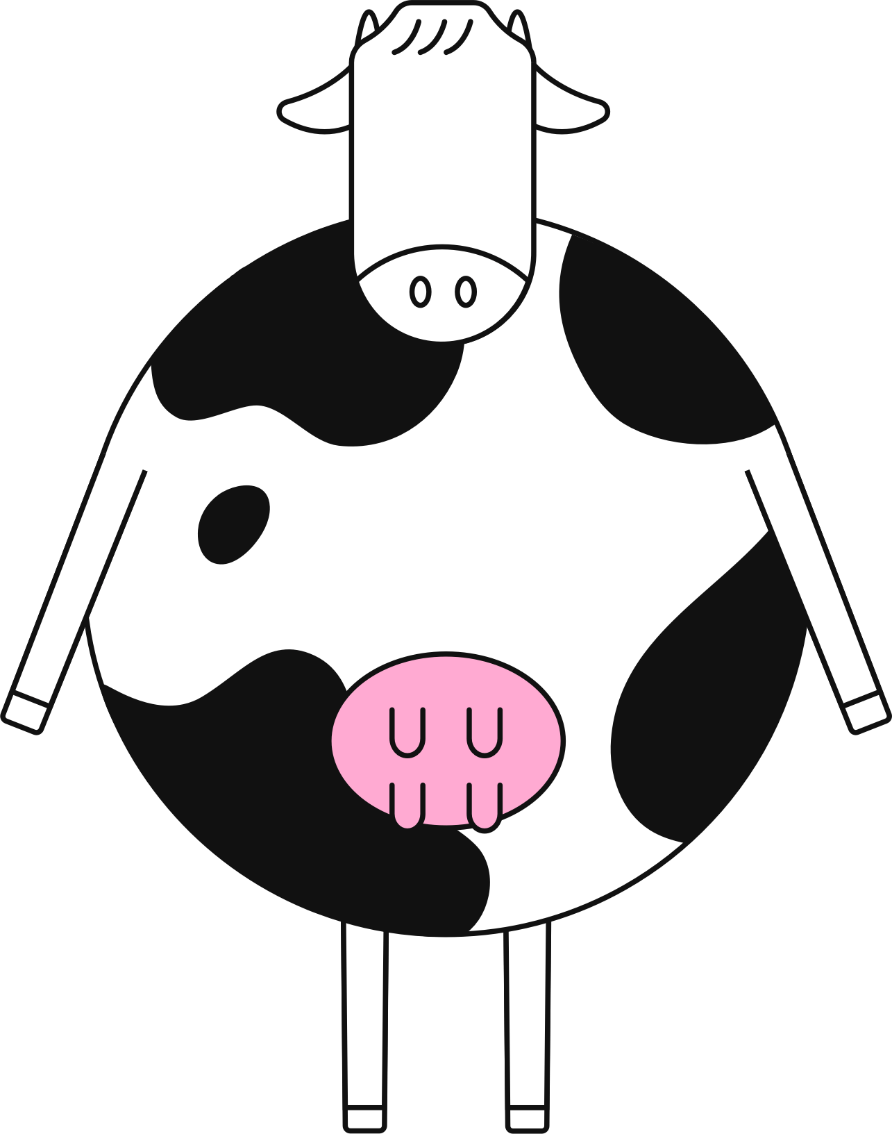 bored cow full