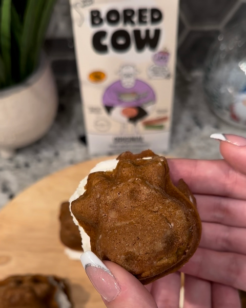 Bored Cow Gingerbread Whoopie Pies (gluten-free)