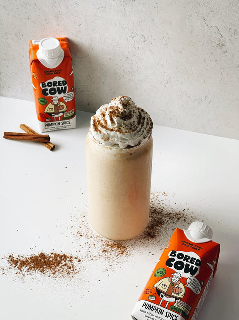 High Protein Pumpkin Spice Milkshake