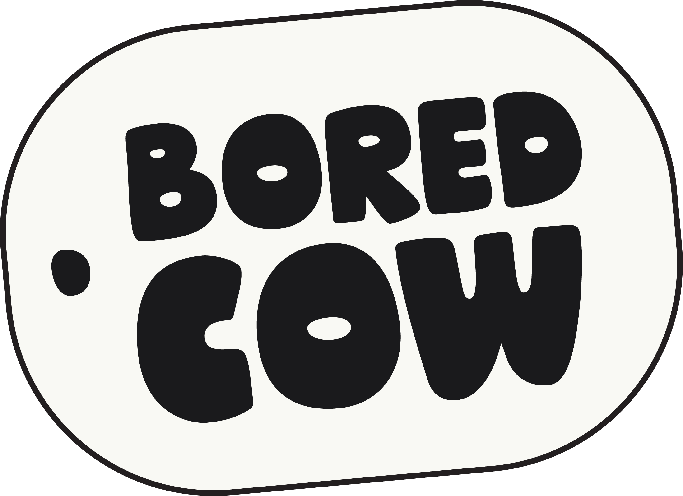 logo, Bored Cow